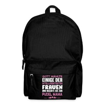 Pudel - Rucksack - Schwarz - Vorne