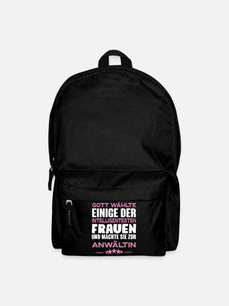 Anwältin - Rucksack - Schwarz