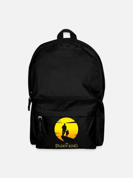 The Daddy King - Daddy Parody Humor - Backpack - black