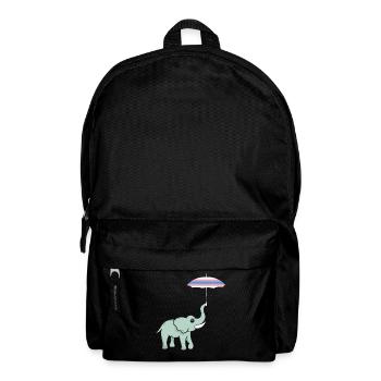 Cadeau d’éléphant pour Proboscis Africa Wilderness Zoo - Sac à dos - noir - Devant
