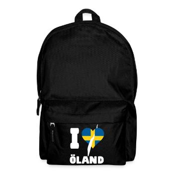 I LOVE ÖLAND Schweden - Rucksack - Schwarz - Vorne