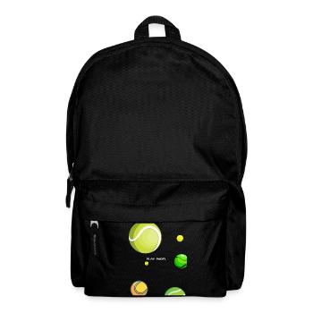 Padel - Gift for padel player - Backpack - black - Front