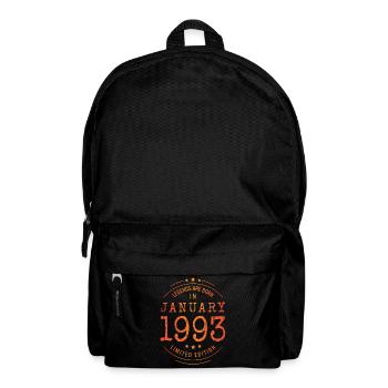 Anniversaire Janvier 1993 Edition Limitée Millésime - Sac à dos - noir - Devant