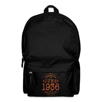 Anniversaire Juin 1936 Edition Limitée Millésime - Sac à dos - noir - Devant