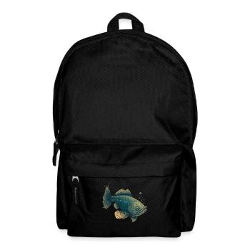 Drôle de poisson - Sac à dos - noir - Devant