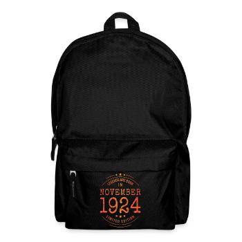Anniversaire Novembre 1924 Edition Limitée Millésime - Sac à dos - noir - Devant