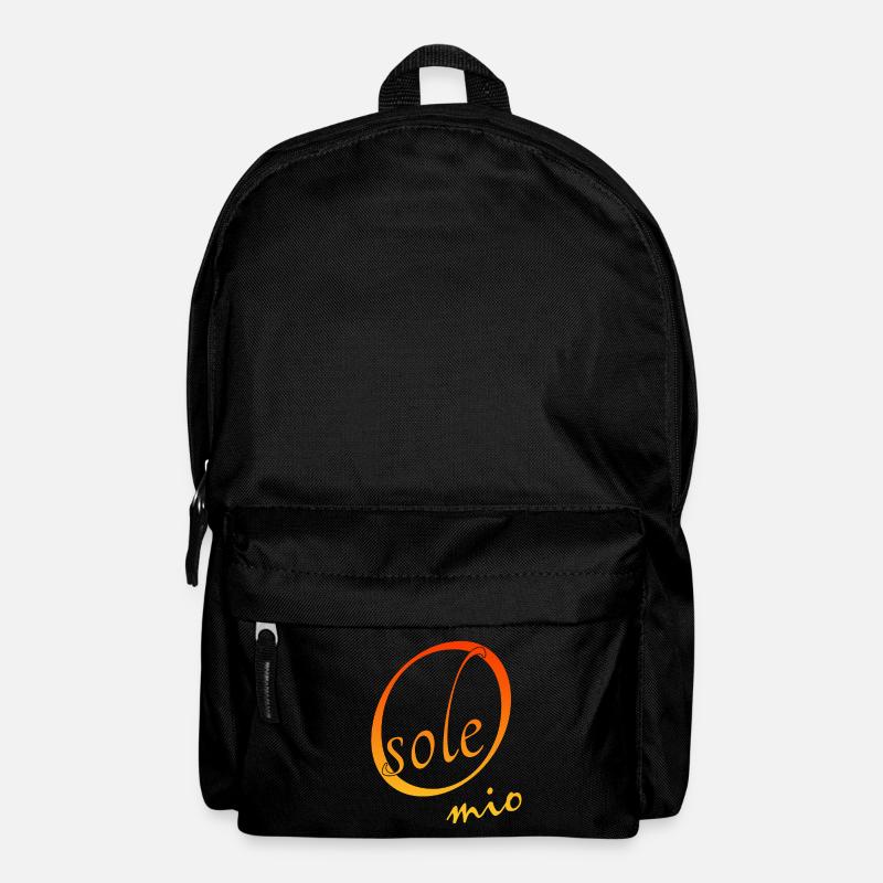 O sole mio flirten Flirtspruch - Rucksack - Schwarz