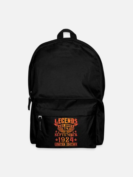Anniversaire Septembre 1924 Edition Limitée Millésime - Sac à dos - noir