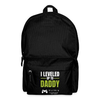 Level Up Daddy Gaming Shirt - Backpack - black - Front