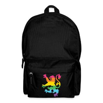 Pride Month LGBTQ - LGBT Scottish Lion - Backpack - black - Front