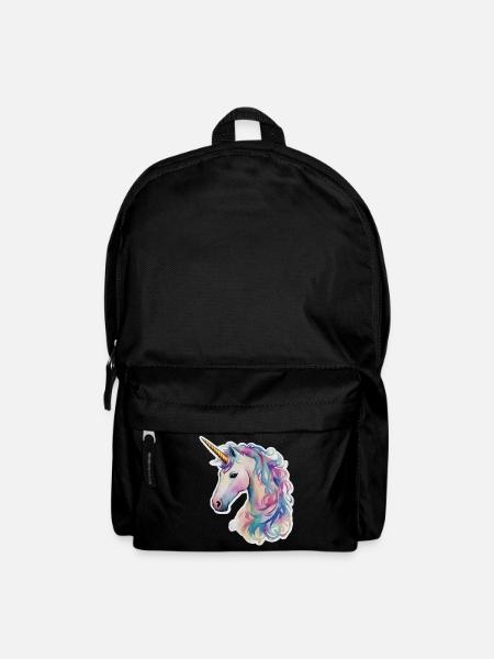 Einhorn - Rucksack - Schwarz