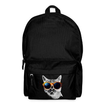 Cool cat vibes - Backpack - black - Front