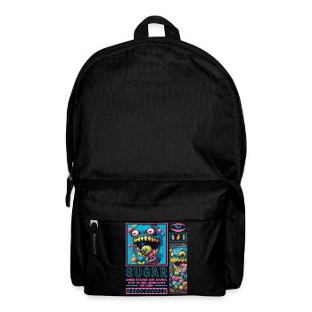 Monstres de bonbons - Sac à dos - noir - Devant