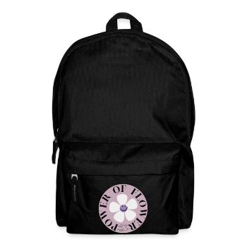 Power of Flower Circle - Backpack - black - Front