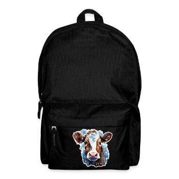 Boeuf dans la neige - Sac à dos - noir - Devant