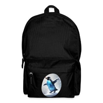 Süßer Pinguin hüpft - Rucksack - Schwarz - Vorne