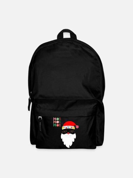 HO HO HO - Rucksack - Schwarz