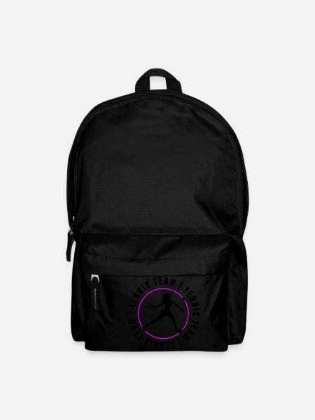 Tennis Team Verein Spielerin - Rucksack - Schwarz
