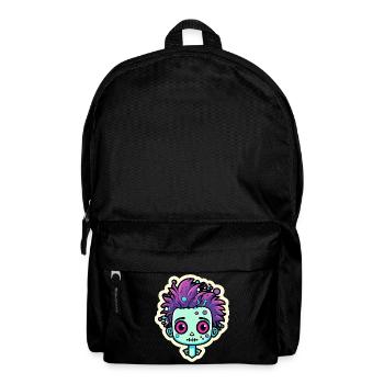 Cute Zombie Illustration - Backpack - black - Front