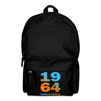 Birthday, born in 1964, limited edition Mug - Backpack - black - Front