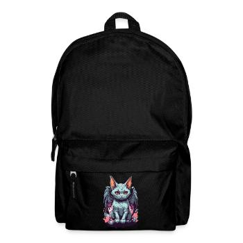 Gothic Dämonen Katze Pastell Vintage Design - Rucksack - Schwarz - Vorne