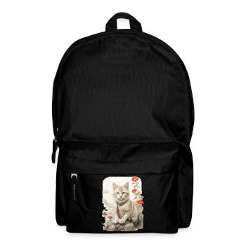 Hauskatzen Besitzer Niedliche Katze Katzen Dame - Rucksack - Schwarz - Vorne