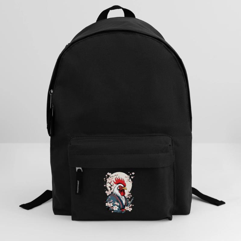 Coq Vintage samouraï Ukiyo-E Style Design Sac à dos