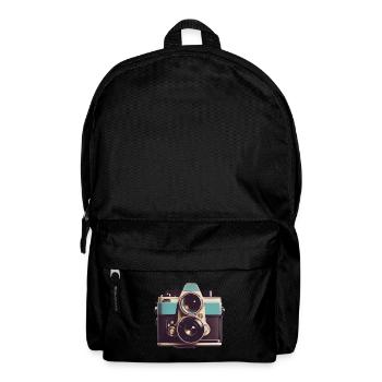 Vintage Fotokamera Aesthetic Retro Fotoapparat - Rucksack - Schwarz - Vorne