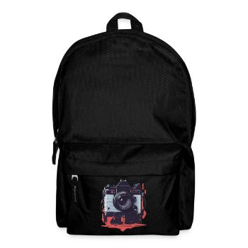 Appareil photo Vintage esthétique photographe rétro - Sac à dos - noir - Devant