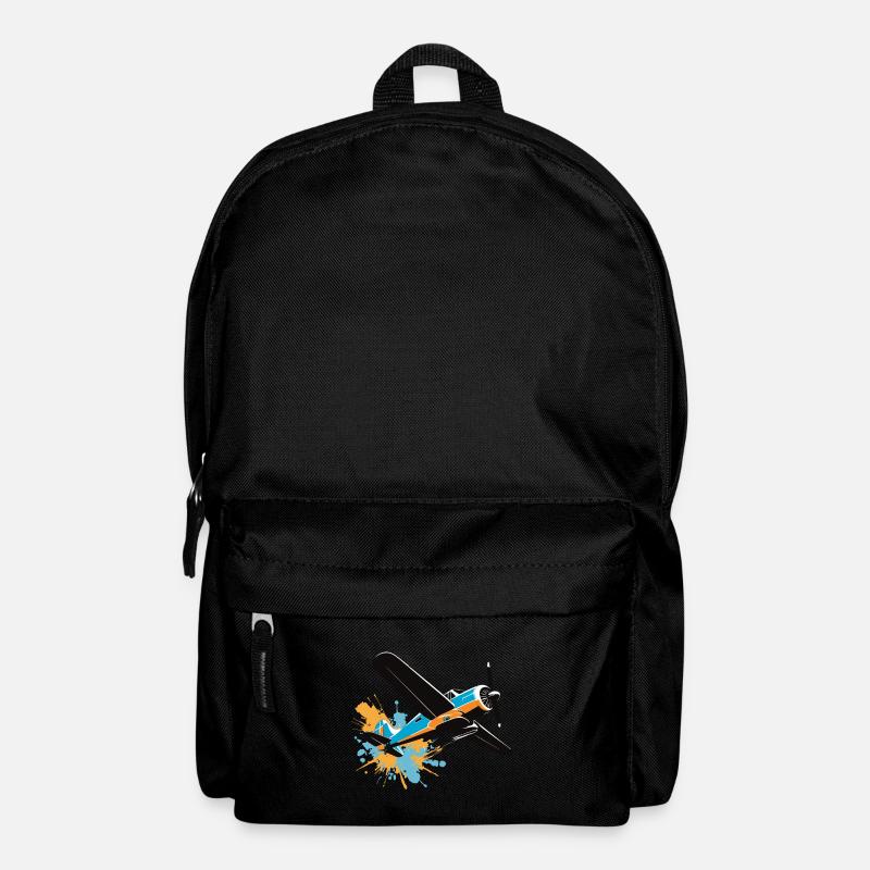 Modèle Avion Pilote Avion Hobby Design - Sac à dos - noir