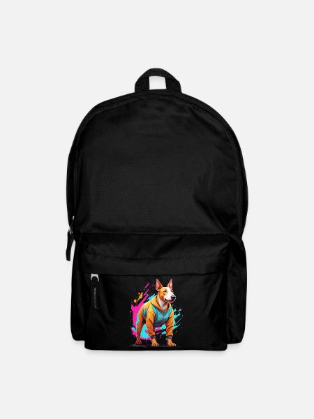 Bull Terrier Streetwear Esthétique Fitness Look - Sac à dos - noir