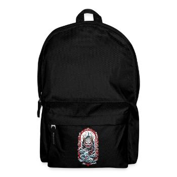 Sea Monster Aesthetics Yokai Japanese Demon - Backpack - black - Front