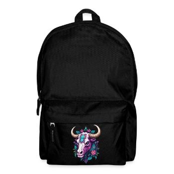 Bull Skull Spirituelles Mandala Traumfänger - Rucksack - Schwarz - Vorne