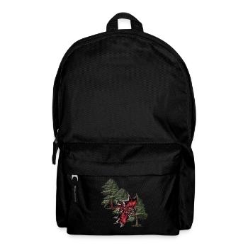 Fabeltier Drache Fabel Drachen Märchenfigur Dino - Rucksack - Schwarz - Vorne