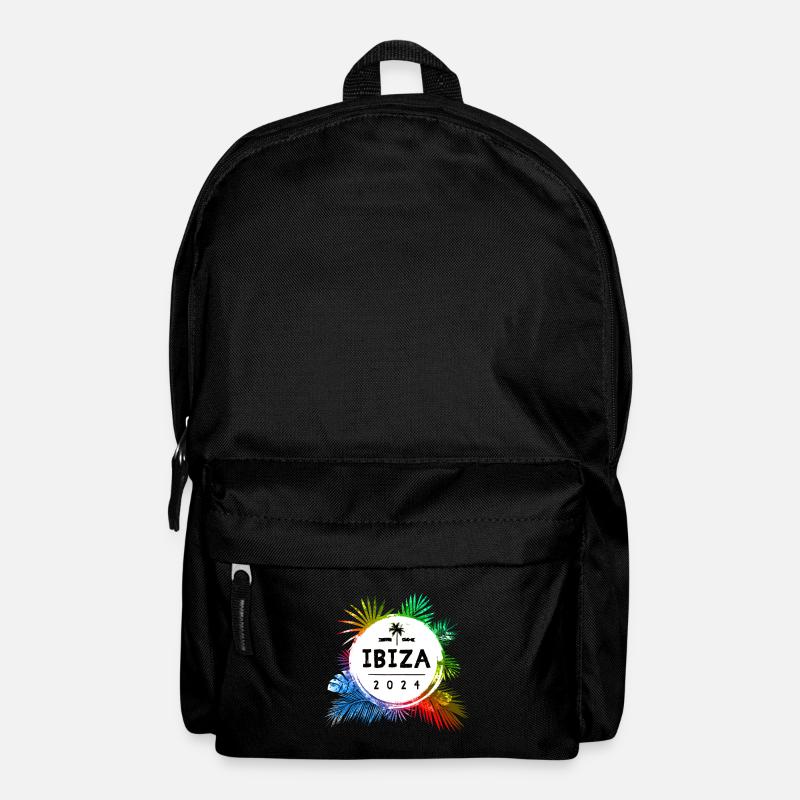 Ibiza 2024 Bunt - Rucksack - Schwarz