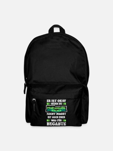 Mathematik Bücher - Rucksack - Schwarz