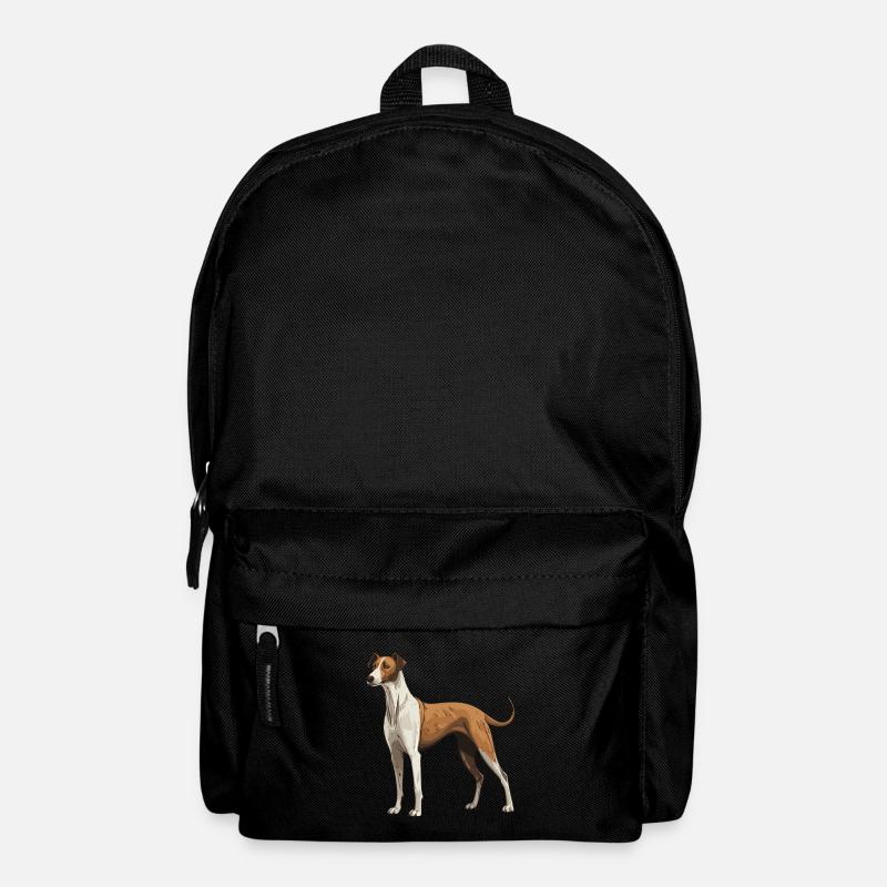 Greyhound Hund Tier - Rucksack - Schwarz