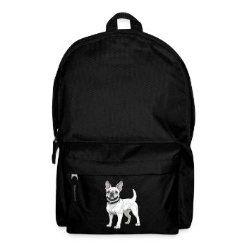 French Bulldog Dog Animal - Backpack - black - Front