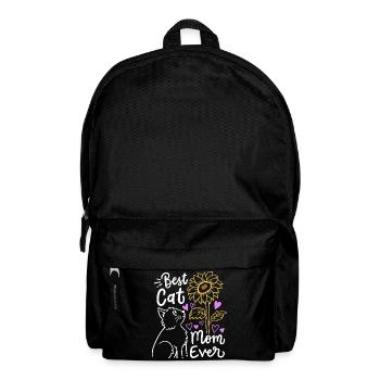 Katzenmama Muttertag - Rucksack - Schwarz - Vorne