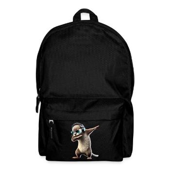 Funny Dabbing Otter Dance Animal Lover Dab - Backpack - black - Front