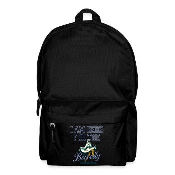 Funny Ghost Saying Halloween Costume - Backpack - black - Front