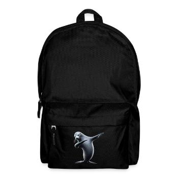 Funny Dabbing Seal Animal Lover Safari Ocean - Backpack - black - Front