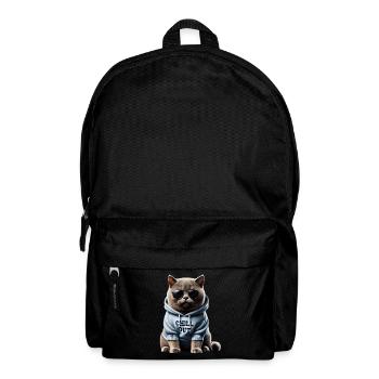 Funny British Shorthair Chill Out Cat Chill Out - Backpack - black - Front