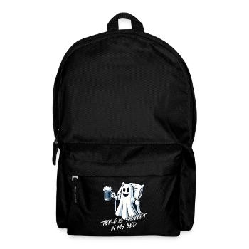 Drôle de fantôme disant costume d’Halloween - Sac à dos - noir - Devant