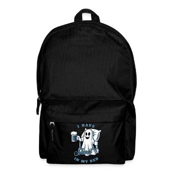 Funny Ghost Saying Halloween Costume - Backpack - black - Front