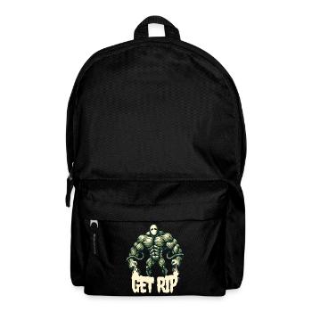 Get RIP Lustiger Wortspiel Spruch Halloween Zombie - Rucksack - Schwarz - Vorne
