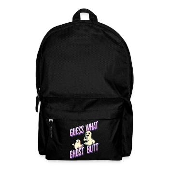 Halloween Kostüm Geister Hintern Lustiger Spruch - Rucksack - Schwarz - Vorne