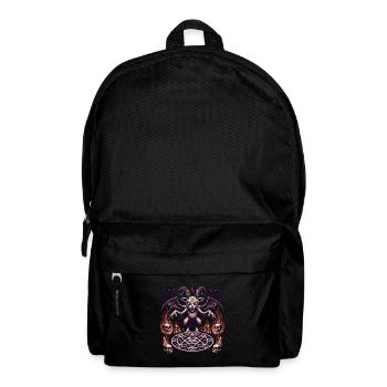 Creepy Devil Cat Dark Cats Summoning - Backpack - black - Front