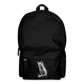 Lustiges Fuchs Fox Kunst Tier Natur Wildtier Tiere - Rucksack - Schwarz - Vorne