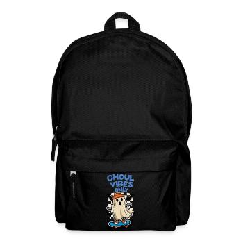 Ghoul Vibes Only Funny Saying Design - Backpack - black - Front